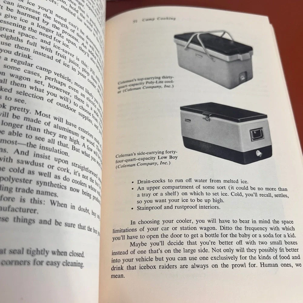 The Complete Outdoor Cookbook Dan Morris 1970 Hardcover Vintage First Edition